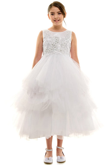 communion dresses The Lavish Dress-White vendor-unknown flower girl dresses