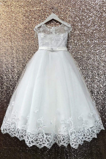communion dresses Valery Dress- IVORY Petite Adele flower girl dresses