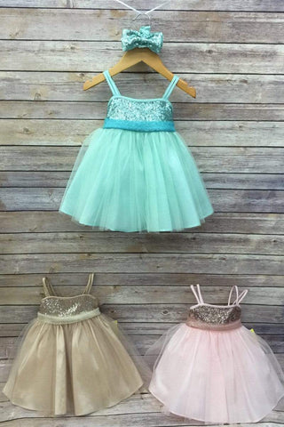 communion dresses Adele Baby Dress-Champagne vendor-unknown flower girl dresses
