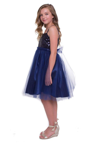 communion dresses Adele Dress-Navy vendor-unknown flower girl dresses