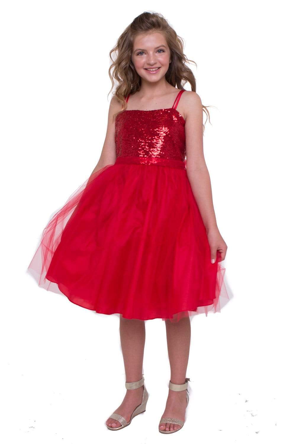 communion dresses Adele Dress-Red vendor-unknown flower girl dresses