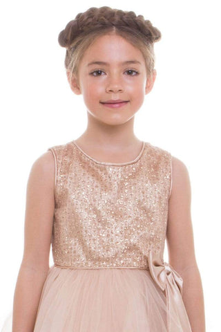 communion dresses Camilla Dress-Rosegold vendor-unknown flower girl dresses