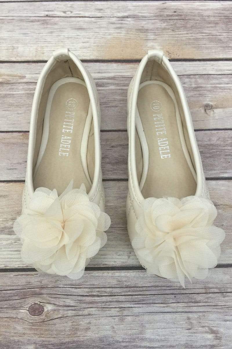 Chiffon Flower Girl Shoes