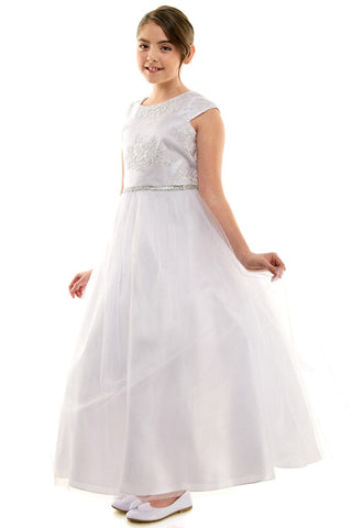 communion dresses Clara Dress White Petite Adele flower girl dresses