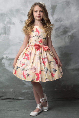 Lilian Dress Ivory Silver