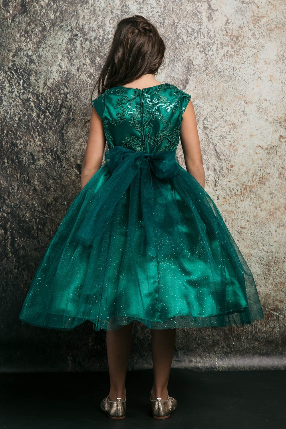 communion dresses Dream Dress Hunter Green Petite Adele flower girl dresses