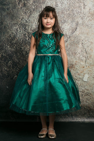 communion dresses Dream Dress Hunter Green Petite Adele flower girl dresses