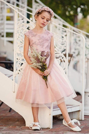 communion dresses Dream Dress Lilac Petite Adele flower girl dresses