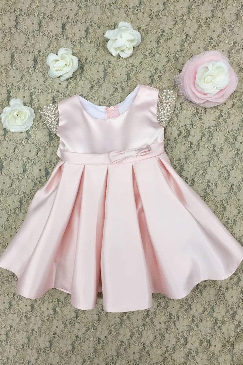 Elsie's Baby Dress-Pink