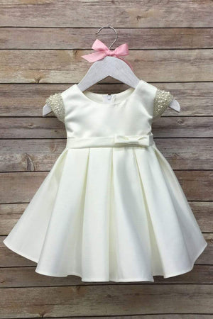Elsie's Baby Dress-White