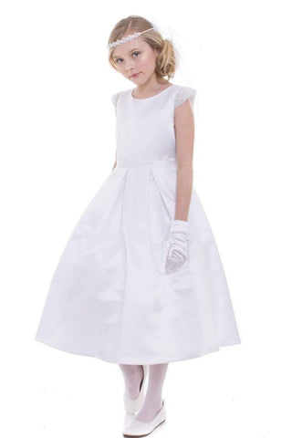 Elsie's Baby Dress-White