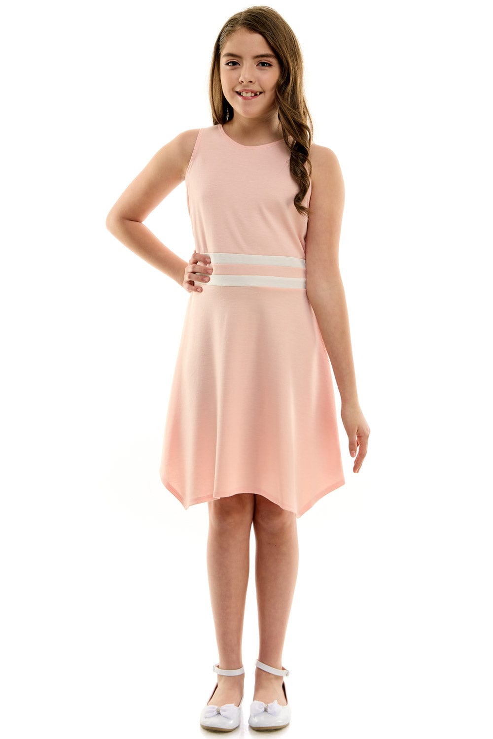 communion dresses Kiana Dress Blush Petite Adele flower girl dresses