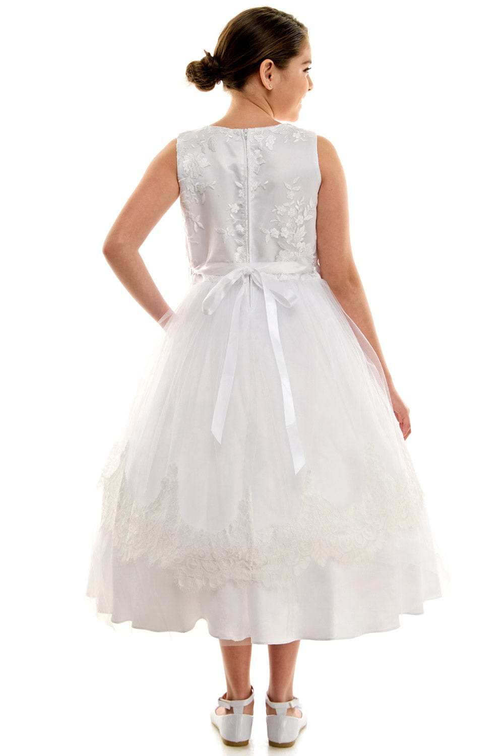 communion dresses Layla white  Dress vendor-unknown flower girl dresses