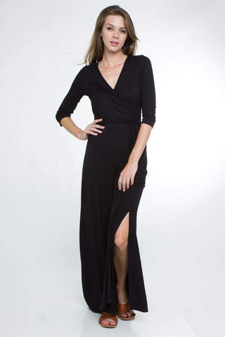 Long maxi dress with sleeves
