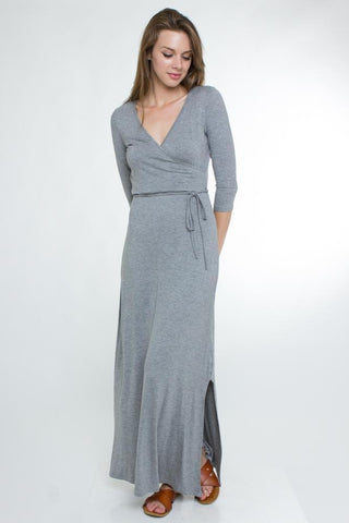 Long maxi dress with sleeves