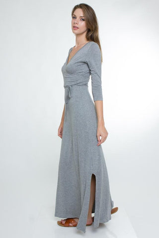 Long maxi dress with sleeves