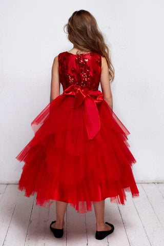 Peyton Dress Red
