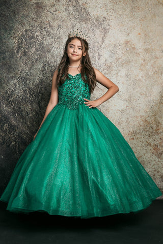 communion dresses Princess Sequin Embroidery Ball Gown Petite Adele flower girl dresses