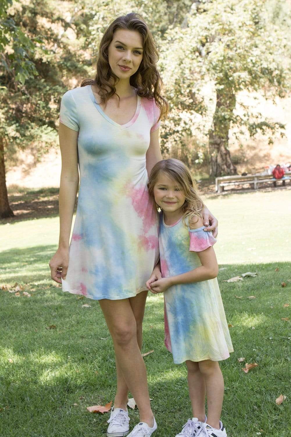 Soft and Trendy Matching Mom and Me Dresses