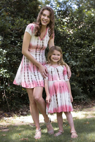 Soft Basic Mom and Me matching Dress