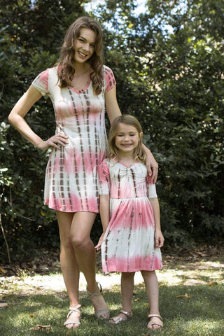 Soft Basic Mom and Me matching Dress