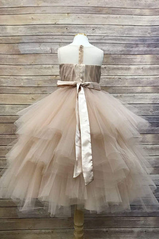 communion dresses The Fancy Dress- Blush Pink vendor-unknown flower girl dresses