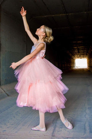 communion dresses The Fancy Dress- Blush Pink vendor-unknown flower girl dresses
