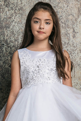 communion dresses The Lavish Dress-White vendor-unknown flower girl dresses
