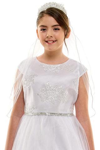 communion dresses V443 Petite Adele flower girl dresses